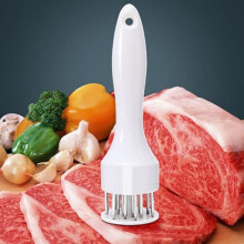 Meat Tenderizer Tool with Stainless Steel Needle Prongs for Tenderizing Steak Chicken and Pork