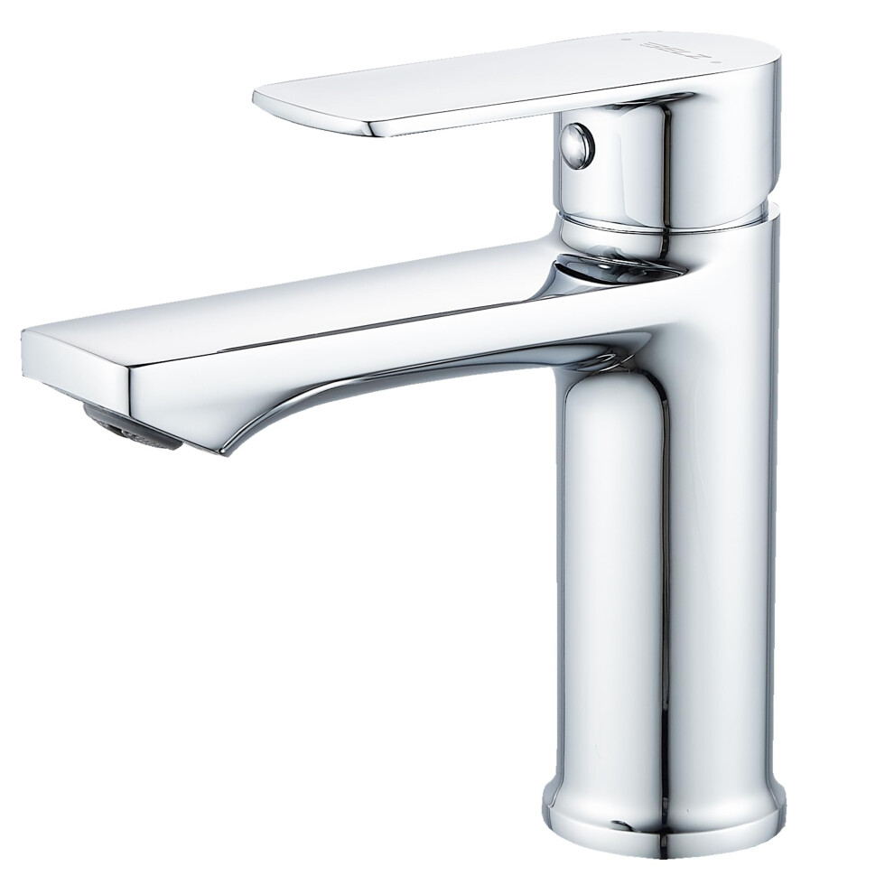 Belz Basin Mixer Taps Bathroom Sink Tap, Modern Design With High-Arc Spout For Traditional Bathrooms Chrome 5051222391648
