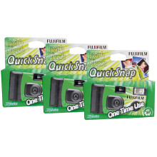 Fujifilm Superia Xtra 400 VV Type 27 Exp QuickSnap Disposable Camera x3 Pack