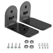 PlusAcc Universal Soundbar Brackets Mount Compatible with Bose, Samsung, JBL, Sonos, Yamaha, LG, Majority, SAKOBS and More Sound Bar Wall Mounts
