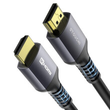 Stouchi HDMI Cable 5m(16ft) 8K CL3 In Wall Plenum-Rated High Speed Ultra HD 48Gbps Cable Support 8K60 4K120 eARC RTX HDR10 4: 4: 4 HDCP 2.2 & 2.3