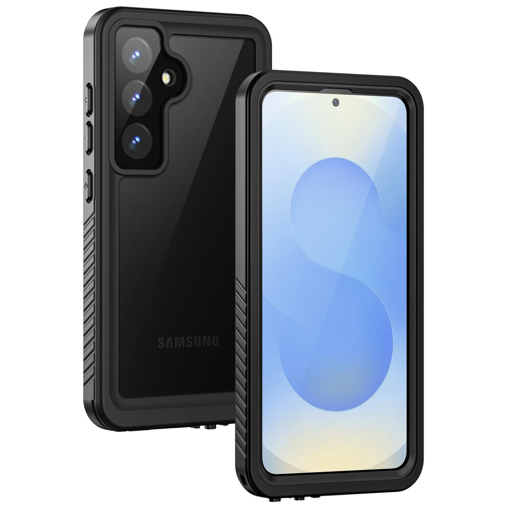 Lanhiem For Samsung Galaxy S25 Case, Ip68 Waterproof Dustproof S25 Phone Case Built-In Screen Protector, Rugged Full Body Shockproof Protective Water 5051222399439