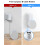 Maxonar Wall Mount, Space Saving Mount, Integrated Cable Management Wall Mount, No Drilling Required, Compatible with Ech0 PoP and Google Nest 2