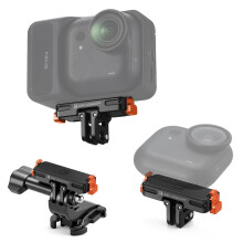 K&F CONCEPT Magnetic Quick Release for Insta360 Go Ultra, Foldable Adapter Mount Connection and 1/4" Screw 2 Spigot Design Mount Action Camera for
