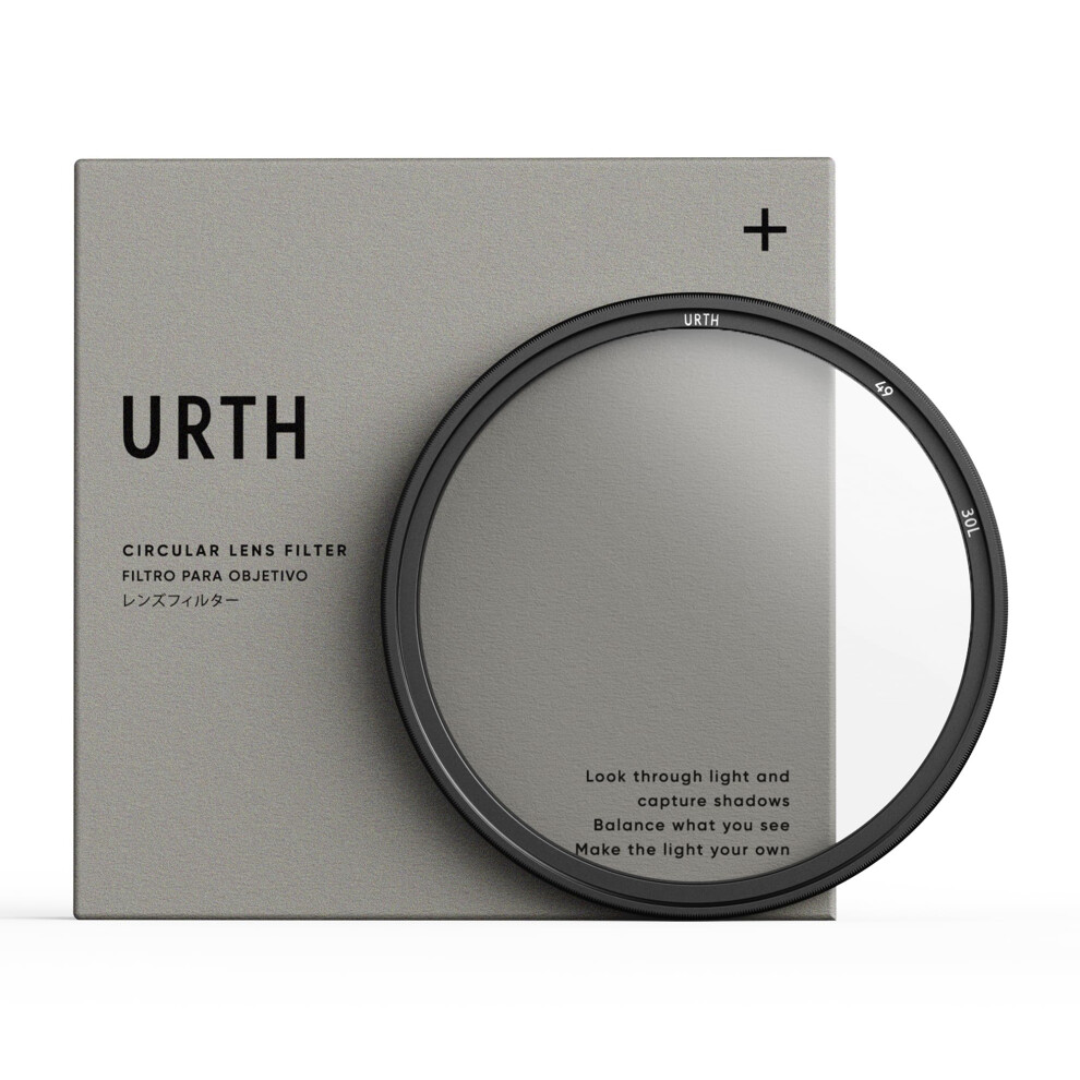 Urth 49Mm Uv Lens Filter (Plus+) ? Ultra-Slim, 30-Layer Nano-Coated Uv Camera Lens Protection 5051222409121