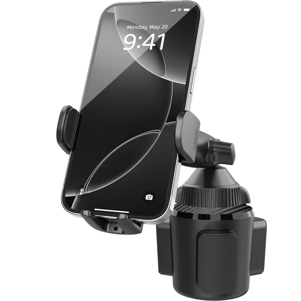 Photos - Holder / Car Charger APPS2Car Car Phone Holder Cup Holder Phone Mount Adjustable Long Arm Cup Phone Holder Cradle Car Mount for iPhone Samsung Sm