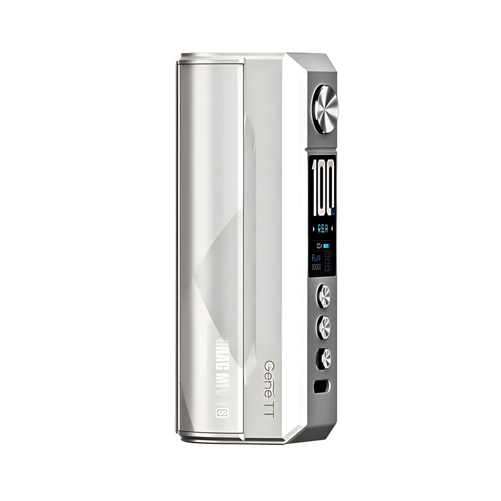 W-Direct White Voopoo Drag M100s Vape Mod (Pearl ) - [Requires 18650 Or 21700 Battery - Sold Separately] 100W, Threaded 510 Connection, Multiple Modes, Mtl And