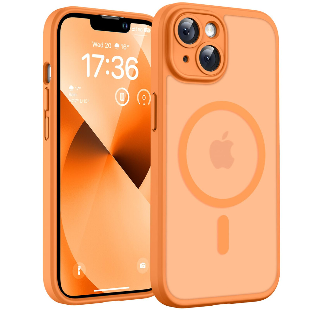 Tocol For Iphone 13 Case, Fit For Magsafe, Upgraded Full Camera Protection, 14Ft Military Grade Shockproof Magnetic Thin Slim Frosted Translucent 5051222407837