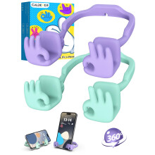 Girls Valentines Gifts for Her Him Boys Cell Phone Stand Upgrade Adjustable OK Sign Phone Stand for Desk Adults Women Birthday Presents Cool Gadgets