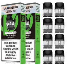 Vaporesso Xros Pods (1.2 2 x 4 Packs) - 4 Pack Available in 0.4,0.6,0.8,1.0,1.2? Compatible With Full Vaporesso XROS Range - No Nicotine