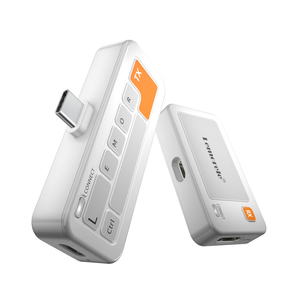 Lemorele Wireless Usb C Transmitter And Receiver,164Ft/50M,5G Hdmi Wireless Transmission For Streaming Video Audio From Usb-C Iphone/Tablet/Laptop/Pc 5051222407219