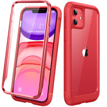 Diaclara iPhone 11 Case, 360? Full Body with Built-in Screen Protector Touch Sensitive Shockproof Soft TPU Bumper Case Cover Clear Designed for iPhone