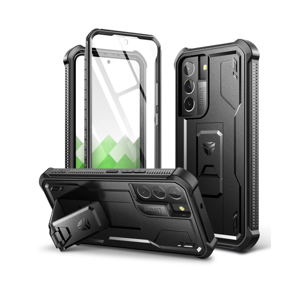 Dexnor Compatible With Samsung Galaxy S22 5G Case With Built-In Screen Protector Military-Grade 360 Full Body Shockproof Bumper Protection Cover With 5051222413586