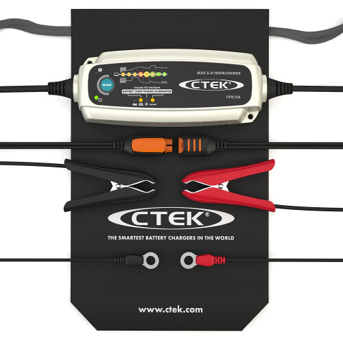 CTEK MXS 5.0 Test and Charge, Intelligent Multi-Function Charger and Tester in One 1