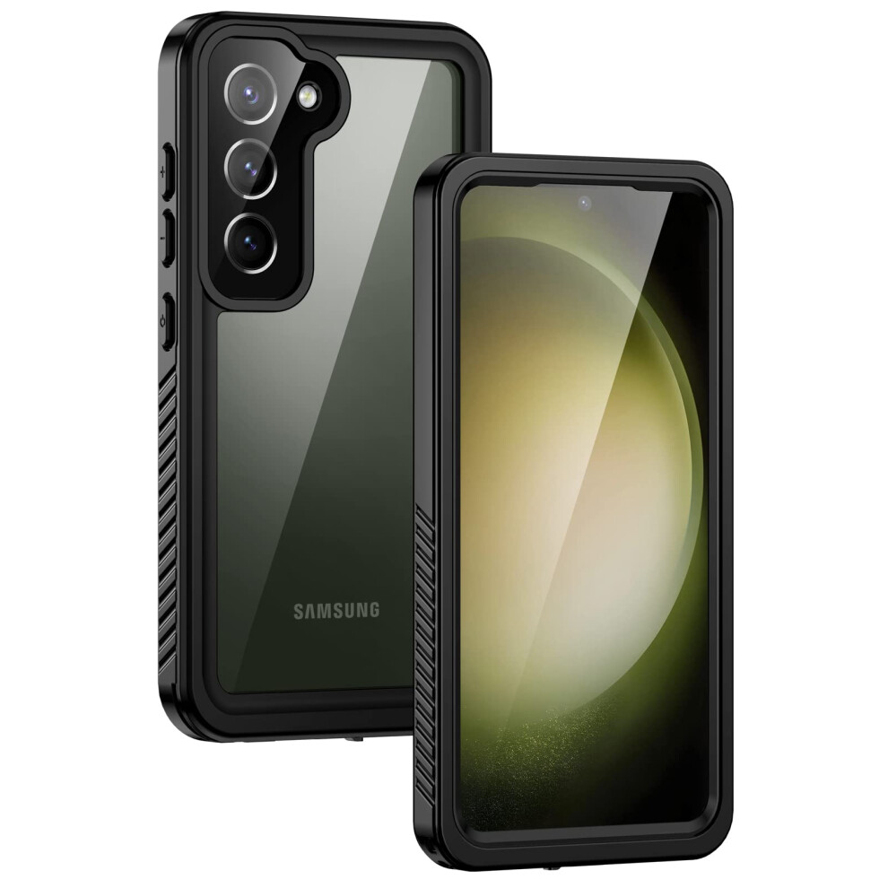 Lanhiem For Samsung S23 Case, Waterproof S23 Cover Dustproof Shockproof Case With Built-In Screen Protector, Full Body Underwater Protective Case For 5051222414309