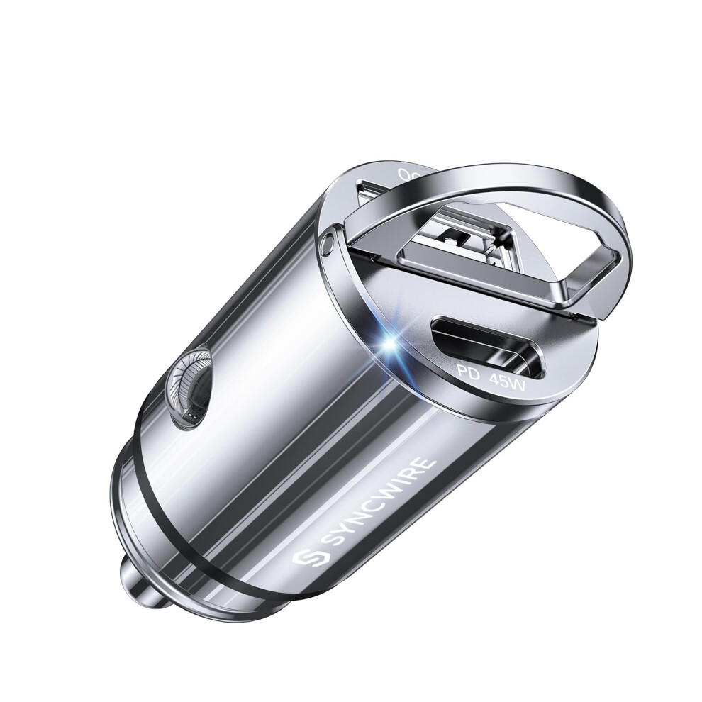 Syncwire Usb C Car Charger 90W [Pd 45W Pps & Qc 45W] Cigarette Lighter Usb Charger Car Adapter Usbc Fast Charging Compatible With Iphone 14 Pro Max 5051222414194