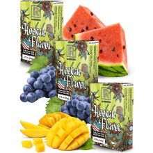 Shisha Flavours Set - 3 x 50 g Shisha Flavors for your Hookah Bowl - Try these Tobacco Free Hookah Flavors Nicotine Free (Mango | Sweet Watermelon |