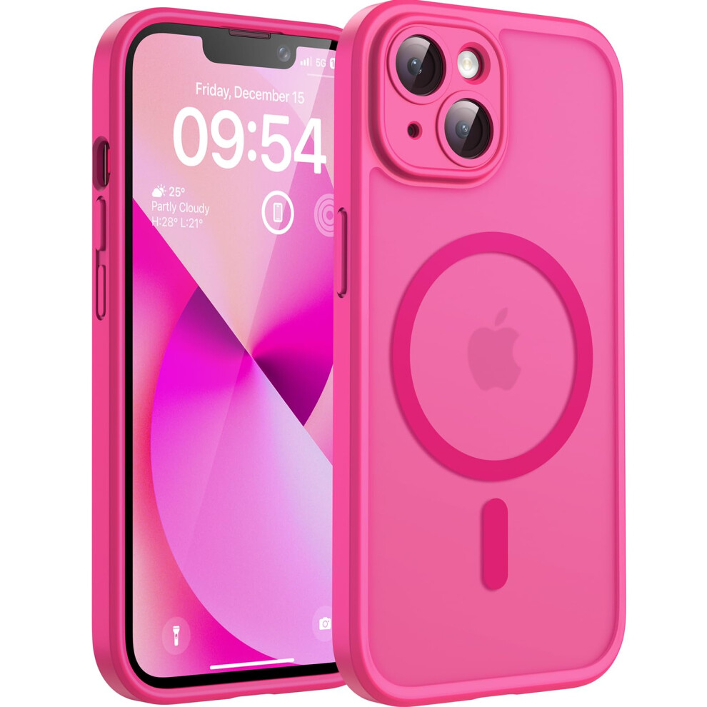 Tocol For Iphone 13 Case, Fit For Magsafe, Upgraded Full Camera Protection, 14Ft Military Grade Shockproof Magnetic Thin Slim Frosted Translucent 5051222411469