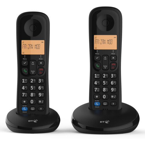 BT Everyday Cordless Home Phone with Basic Call Blocking, Twin Handset Pack (Certified Refurbished) 1