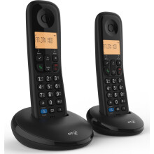 BT Everyday Cordless Home Phone with Basic Call Blocking, Twin Handset Pack (Certified Refurbished)