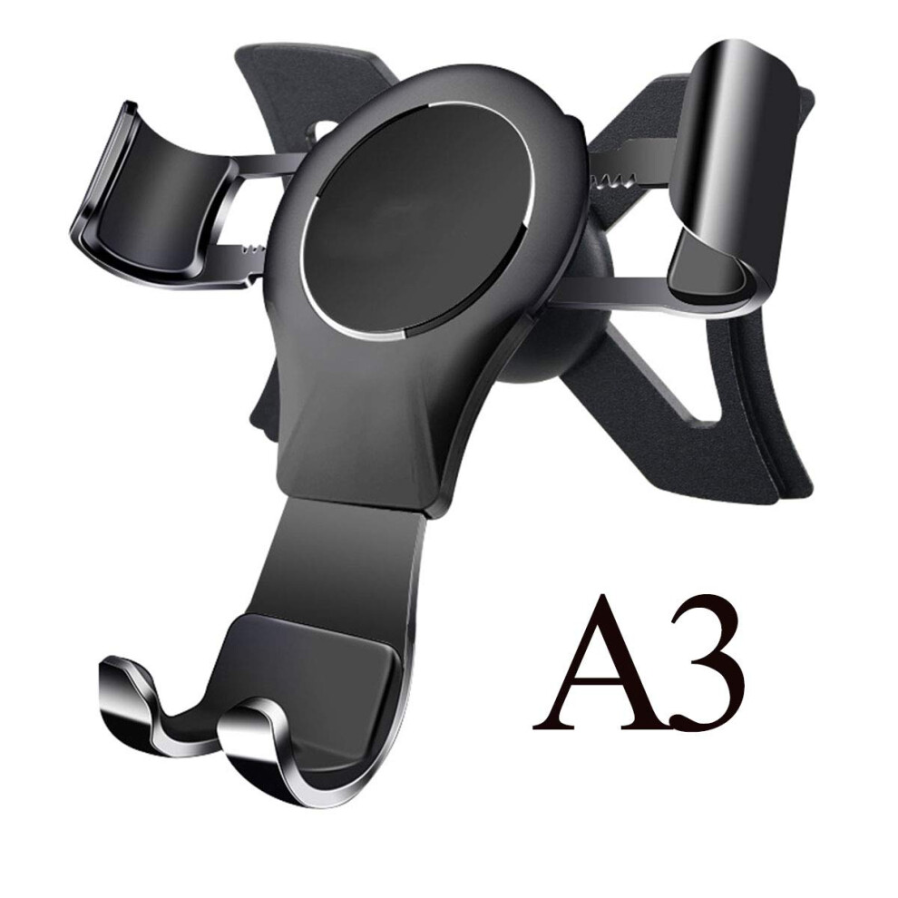 Newth Phone Holder For Audi A3 8V, 360? Rotation Gravity Auto Lock Stable No Jitter Easy Mount Aluminum Alloy Car Mobile Phone Stand Mount For Audi A3 5051222419519