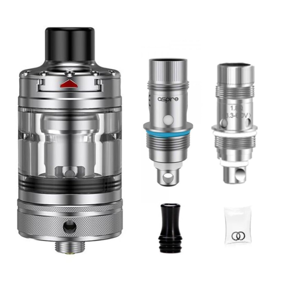 Survival Boyz Nautilus 3 Vape Tank (Silver) - 3 Colours To Choose From - Sliding Top Fill - Compatible With All Aspire Nautilus Coils - No Nicotine