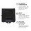 HumanCentric Cable Box and Modem Mount, Adjustable Wall Mount for Small and Wide Devices, Cable Boxes, Modems, DVD Players, Streaming Media Devices, 4
