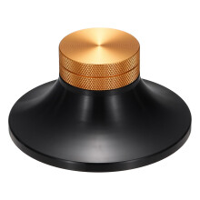 sourcing map Vinyl Record Weight Stabilizer,172g/6oz Aluminum Record Clamp Weight Disc Stabilizer 3"x1.5" Turntable Vibration Damper Reducer for LP