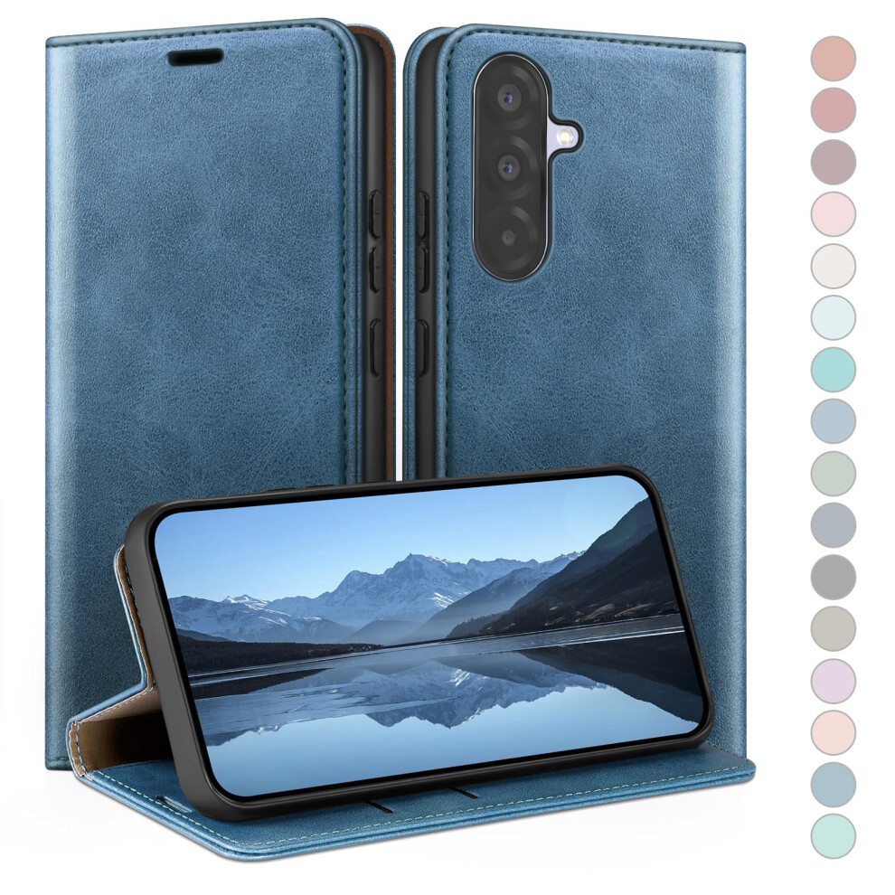 Huouh For Samsung Galaxy A56 Wallet Case With Rfid Blocking Pu Leather,Flip Folio Book Covers,Credit Card Holder Shockproof Phone Case Women Men For 5051222418994