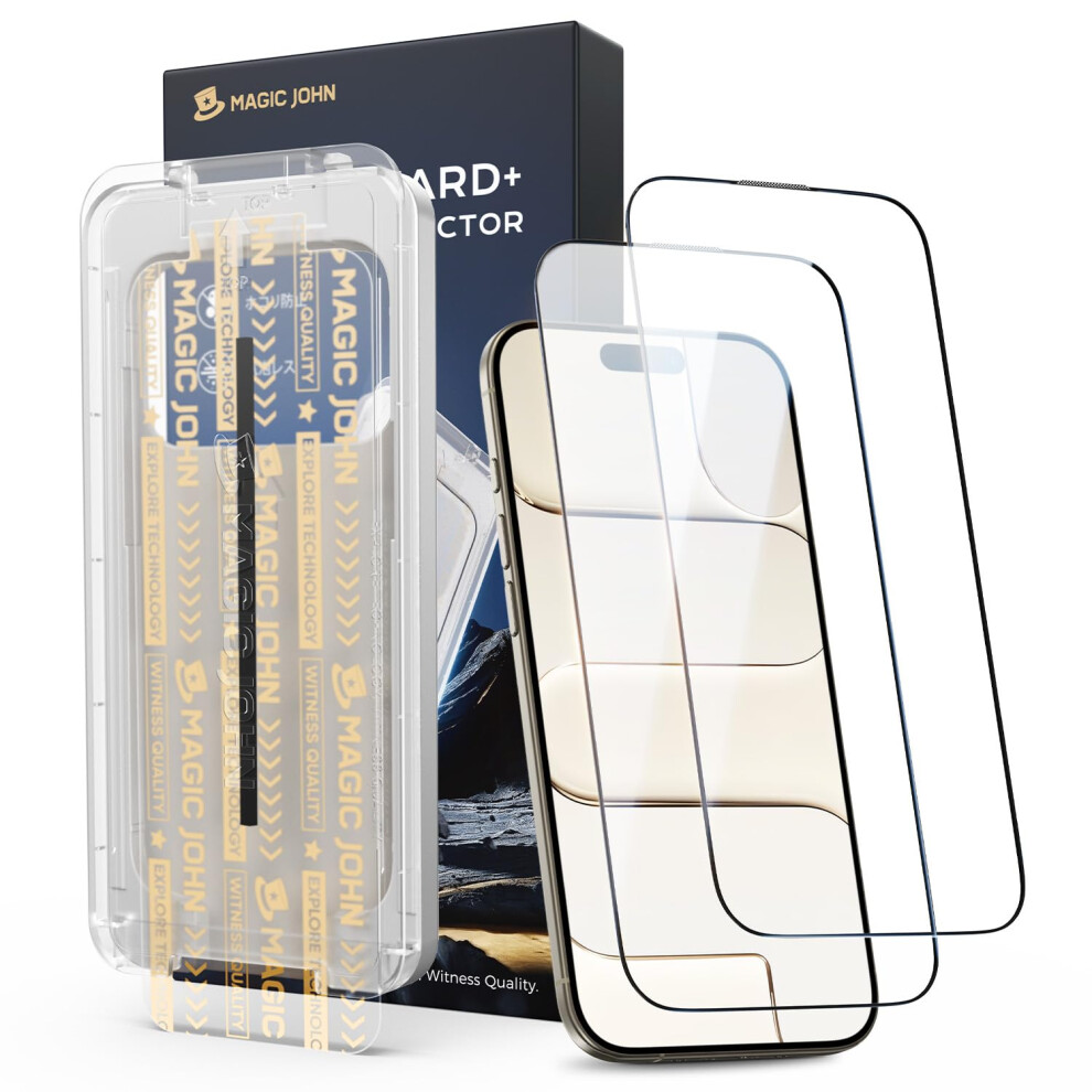 Magic John 3Rd Gen Upgraded For Iphone Air Screen Protector 6.5 Inch, Hd Clear, Shatterproof Tempered Film, Auto Dust-Elimination, Bubble Free, Easy 5051222420188