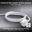 Masterplug Two Socket Double Extension Lead, 10 Metre Cable, Power LED Indicator, Unswitched, 2-Way Plug Extension Cable, Power Strip, Basic Power, 3
