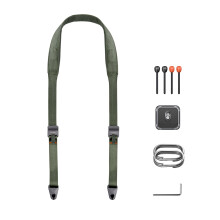 PGYTECH Camera Shoulder Strap Quick Release Wide Camera Straps for Photographers 110-152 CM Adjustable Camera Neck Strap for DSLR SLR (Fern Green)