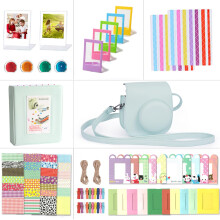 Riosin Instant Mini 12 Accessories Compatible with Fujifilm Instax Mini 12 Camera,Include mini 12 Case,Album,Filters,Wall Hang Frames,Film