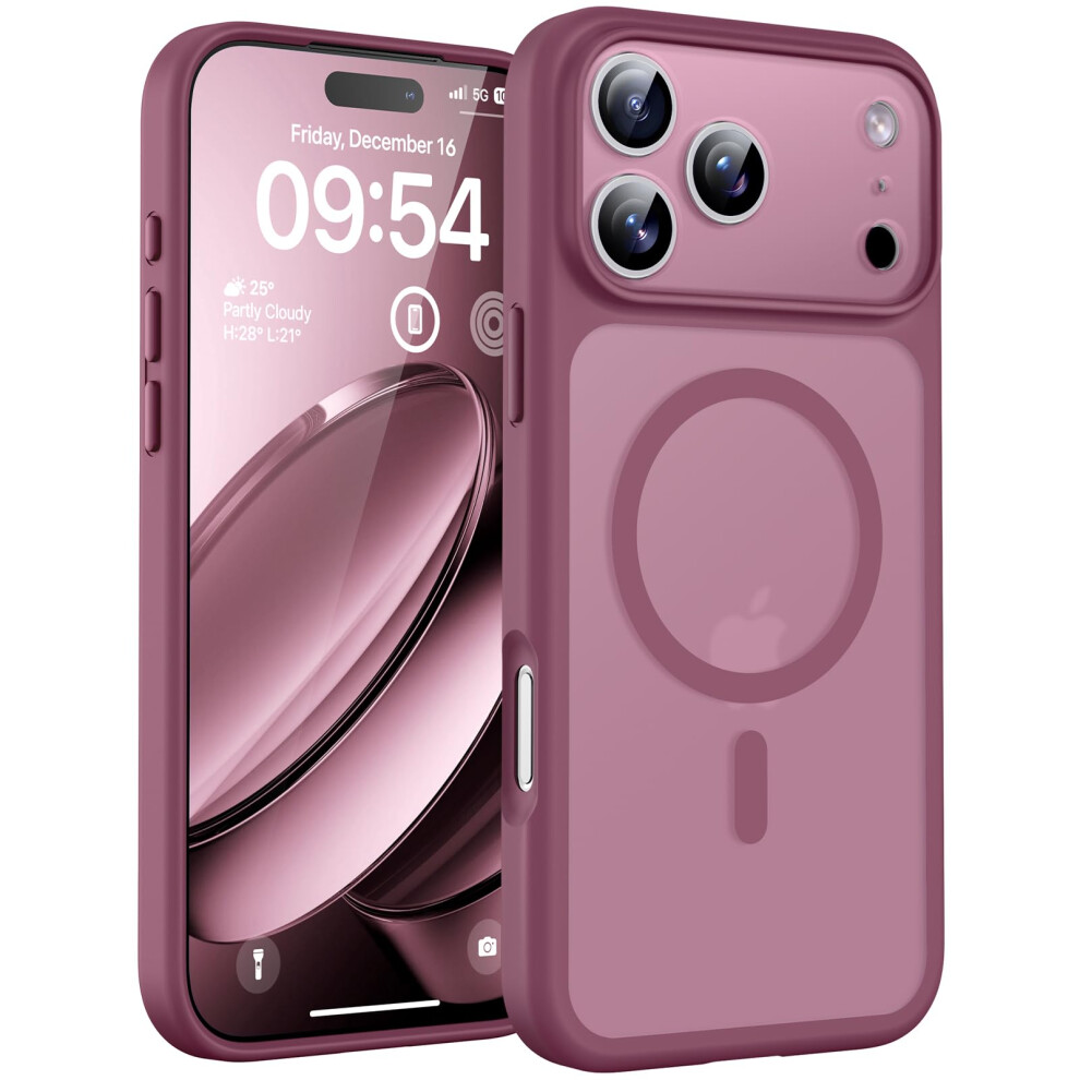 Tocol Magnetic For Iphone 17 Pro Case 6.3-Inch, Compatible With Magsafe, Full Camera Protection, Built-In Magnetic Ring, Drop Protection Shockproof 5051222421994