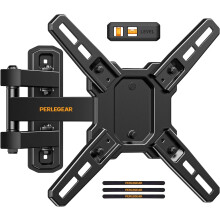 Perlegear TV Wall Bracket for Most 13-42 inch TVs up to 25kg, Full Motion TV Wall Mount Swivels/Tilts/Extends/Rotates/Max VESA 200x200mm