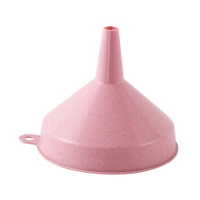 Kitchen Funnel Oil Funnel Wide Mouth Food Grade Easy Clean for Cooking Baking Powder Transfer, L Pink