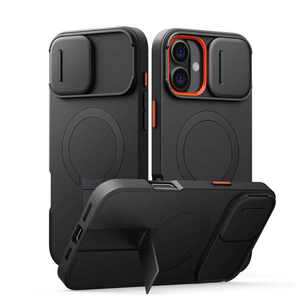 Photos - Case SURITCH Magnetic Compatible with iPhone 16 Plus, Shockproof Bumper Slim Protective Cover with Slide Camera Cover a
