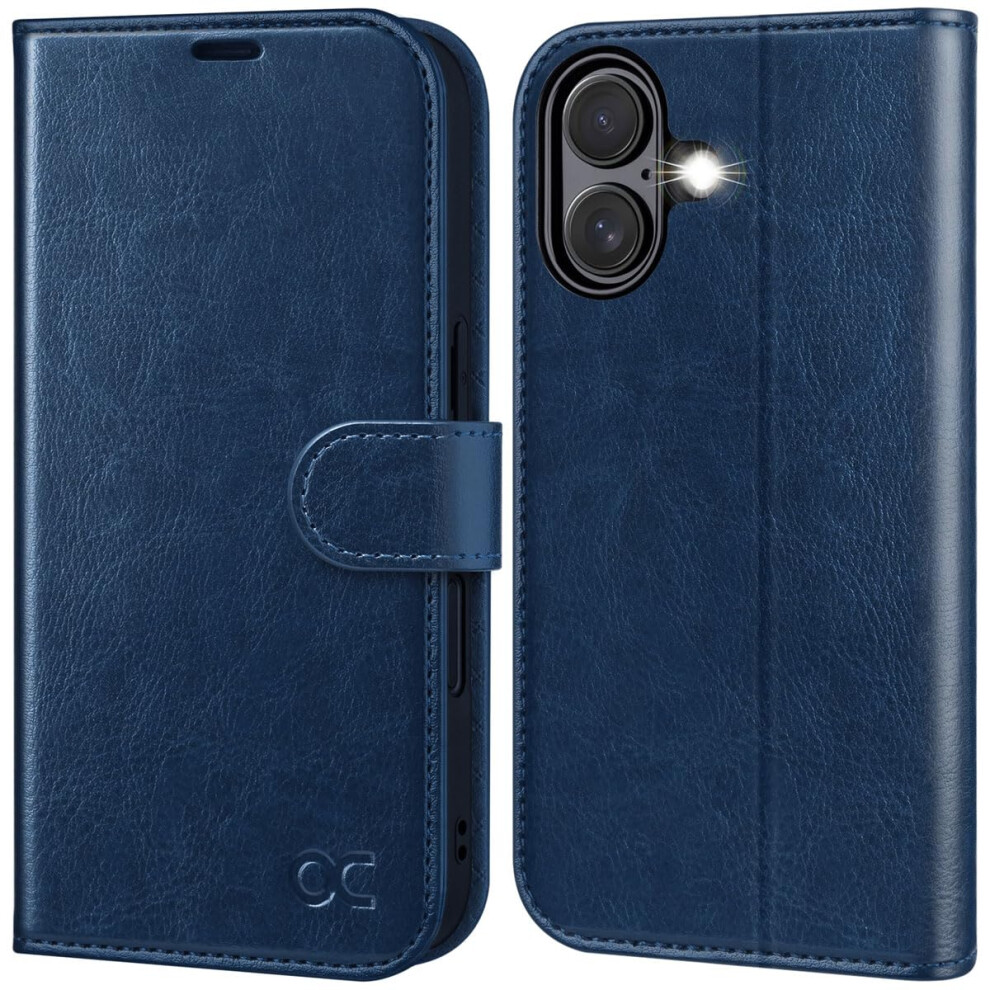Ocase For Iphone 17 Case, Pu Leather Wallet, Magnetic Flip Folio Cover With Rfid Blocking, Card Holders, Shockproof Tpu, And Kickstand For 6.3 Inch 5051122427171
