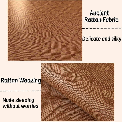 Cooling Bed Mat with DualSided Cooling Surface, Foldable Summer Sleeping Pad, 47.2x74.8 in 2
