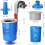 Above Ground Pool Skimmer with Basket, Wall Mounted Automatic Surface Cleaner, Adjustable for Debris Removal 3