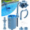 Above Ground Pool Skimmer with Basket, Wall Mounted Automatic Surface Cleaner, Adjustable for Debris Removal 4