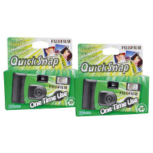 Fujifilm Superia Xtra 400 VV Type 27 Exp QuickSnap Disposable Camera x2 Pack