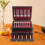 Wooden Silverware Organizer with Handle, Three Layer Flatware Storage Box with Red Felt Lining 5