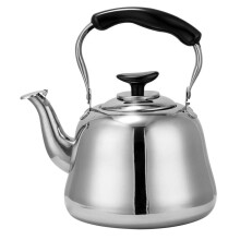 Stainless Steel Whistling Tea Kettle for Stovetop, Fast Boiling, Large Mouth, Induction Compatible