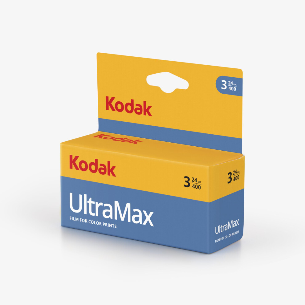 Kodak 6034052 Ultramax 400 135/24 Film (Pack Of 3)