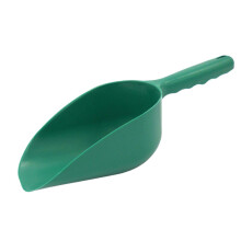 Plastic Garden Trowel and Soil Scoop with Ergonomic Handle for Digging, Planting, Weeding, Green