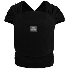 Bebamour Baby Carrier Newborn Ajustable One Size Baby Carriers Easy to Wear, Black