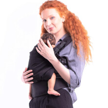 Boba X Baby Carrier Newborn to Toddler - Adjustable Front and Backpack Carrier Petite to Plus Size 7-45 lbs, Ergonomic Baby Carrier with Crossable
