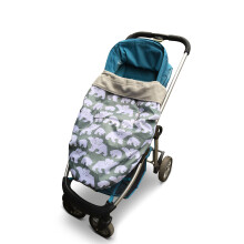 BundleBean - Babywearing All-Weather Waterproof Sling and Baby Carrier Cover (Polar Bear) - Rain Cover with Fleece Lining, Universal Fit, Fits Front &