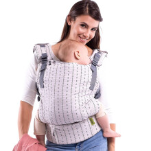 Boba X Baby Carrier Newborn to Toddler - Adjustable Front and Backpack Carrier Petite to Plus Size 7-45 lbs, Ergonomic Baby Carrier with Crossable